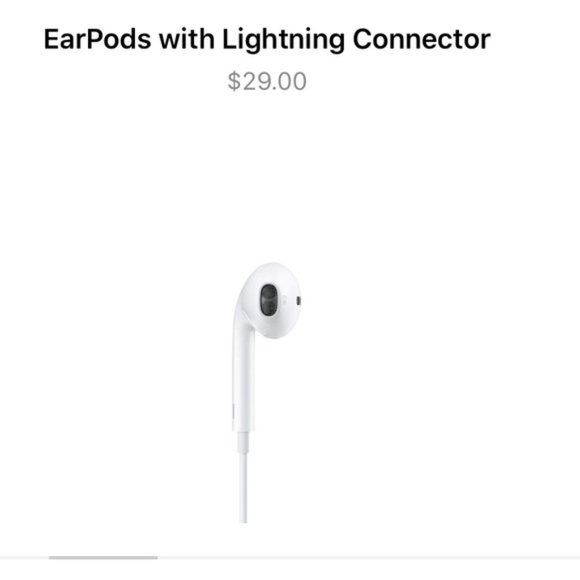 NEW Apple Ear Pods with Lightning Connector - Picture 5 of 9